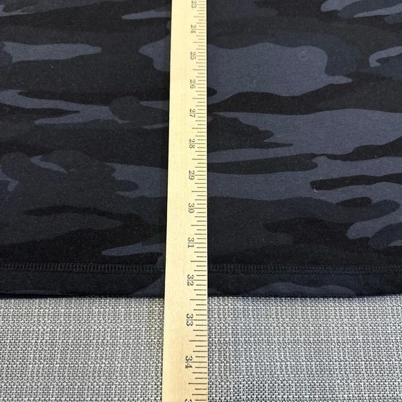 T by Talbots Camo T Shirt Dress‎ Small Petite Short Sleeve Pocket Athleisure - Picture 7 of 8